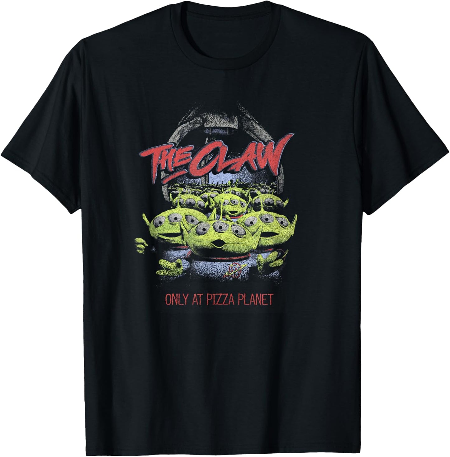 Disney Toy Story Aliens The Claw Only At Pizza Planet Poster T-Shirt - T-Shirt | Black
