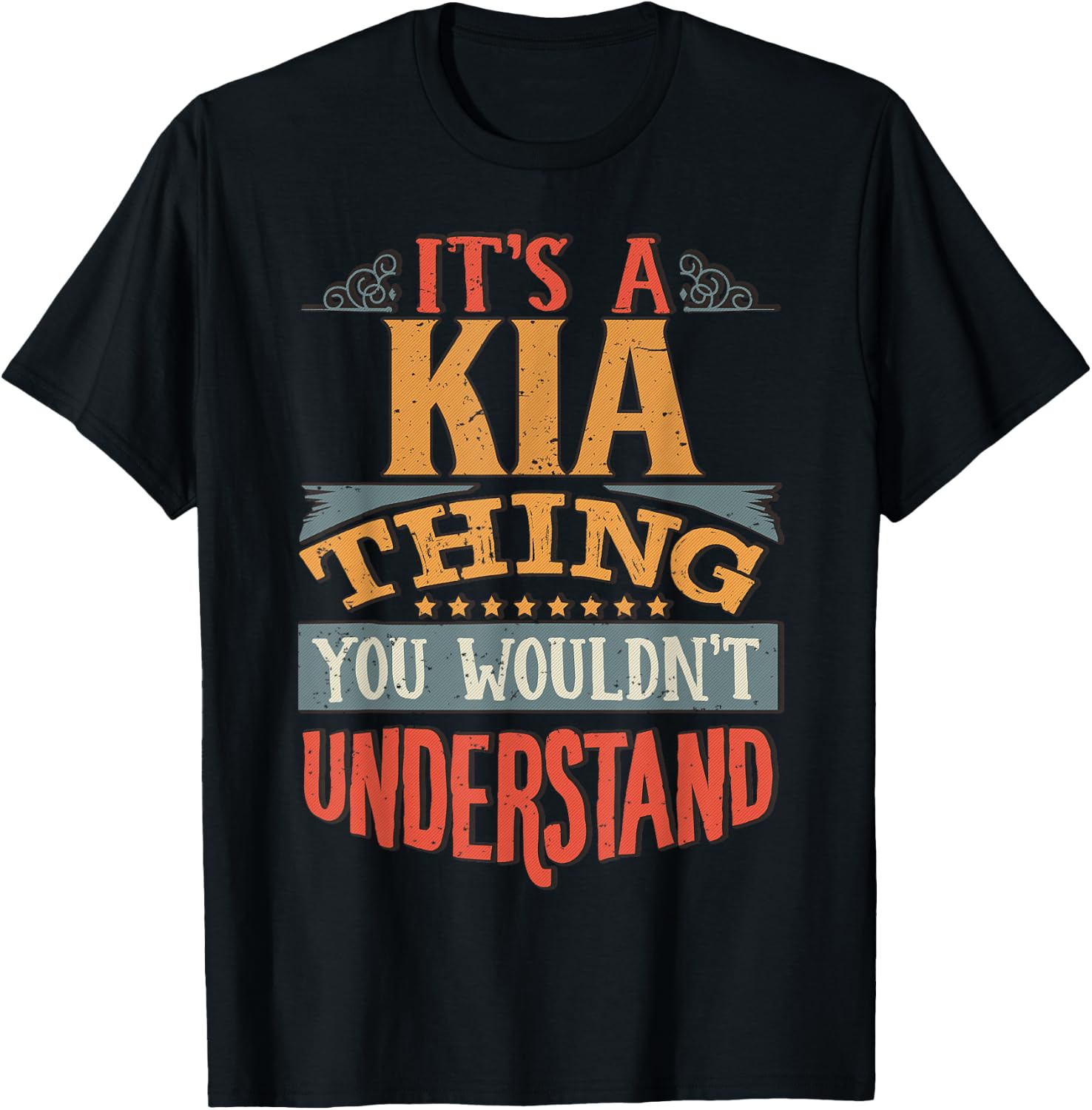 Kia Name T-Shirt - T-Shirt | Black
