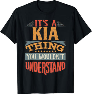 Kia Name T-Shirt - T-Shirt | Black