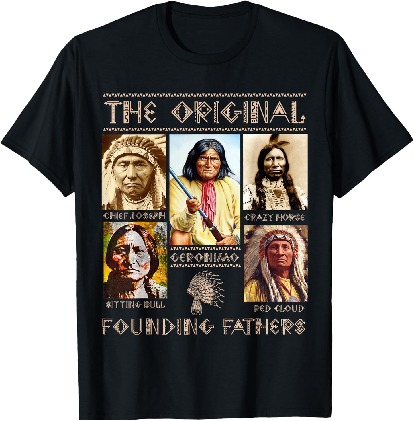 The Original Founding Fathers T-Shirt - T-Shirt | Black