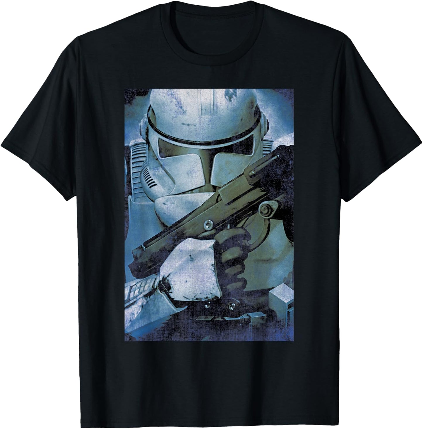 Star Wars Episode III Revenge of the Sith Clone Trooper Art T-Shirt - T-Shirt | Black