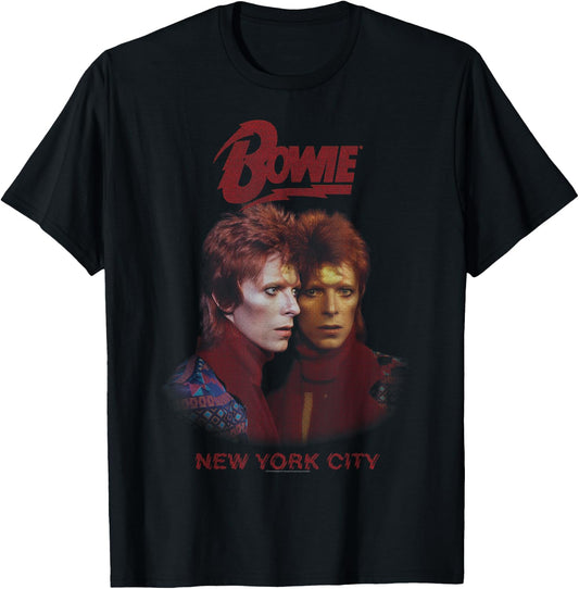 David Bowie - New York City Tour T-Shirt - T-Shirt | Black