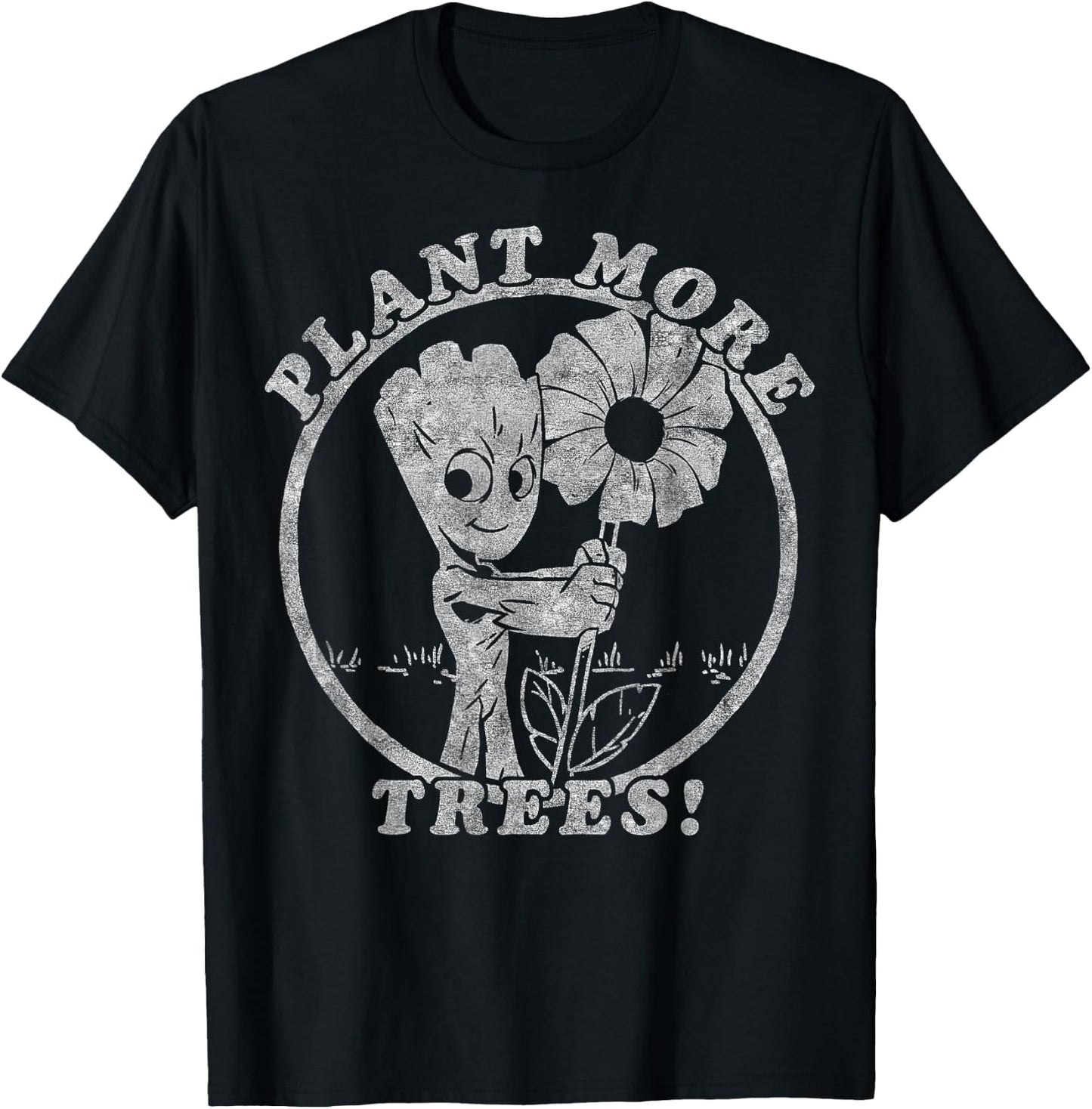 Marvel Guardians Of The Galaxy Groot Plant More Trees T-Shirt - T-Shirt | Black