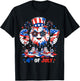 67 Baseball Drip Ice Cream Boys Girls 4th of July American T-Shirt - T-Shirt | Black