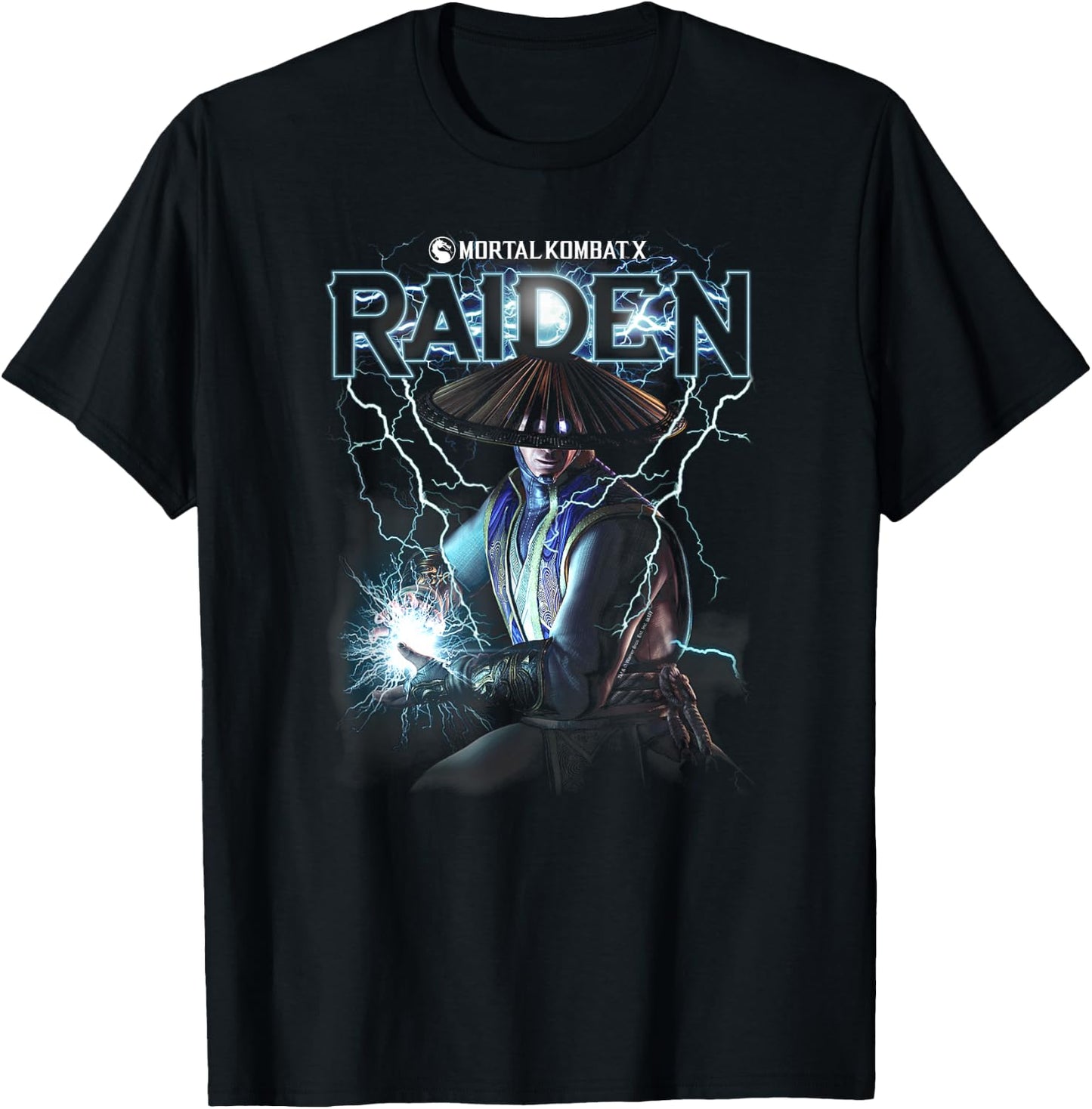 Mortal Kombat X Raiden T-Shirt - T-Shirt | Black