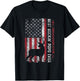 USA Flag Best Buckin Popo Ever Deer Hunting Fathers Day Men T-Shirt - T-Shirt | Black