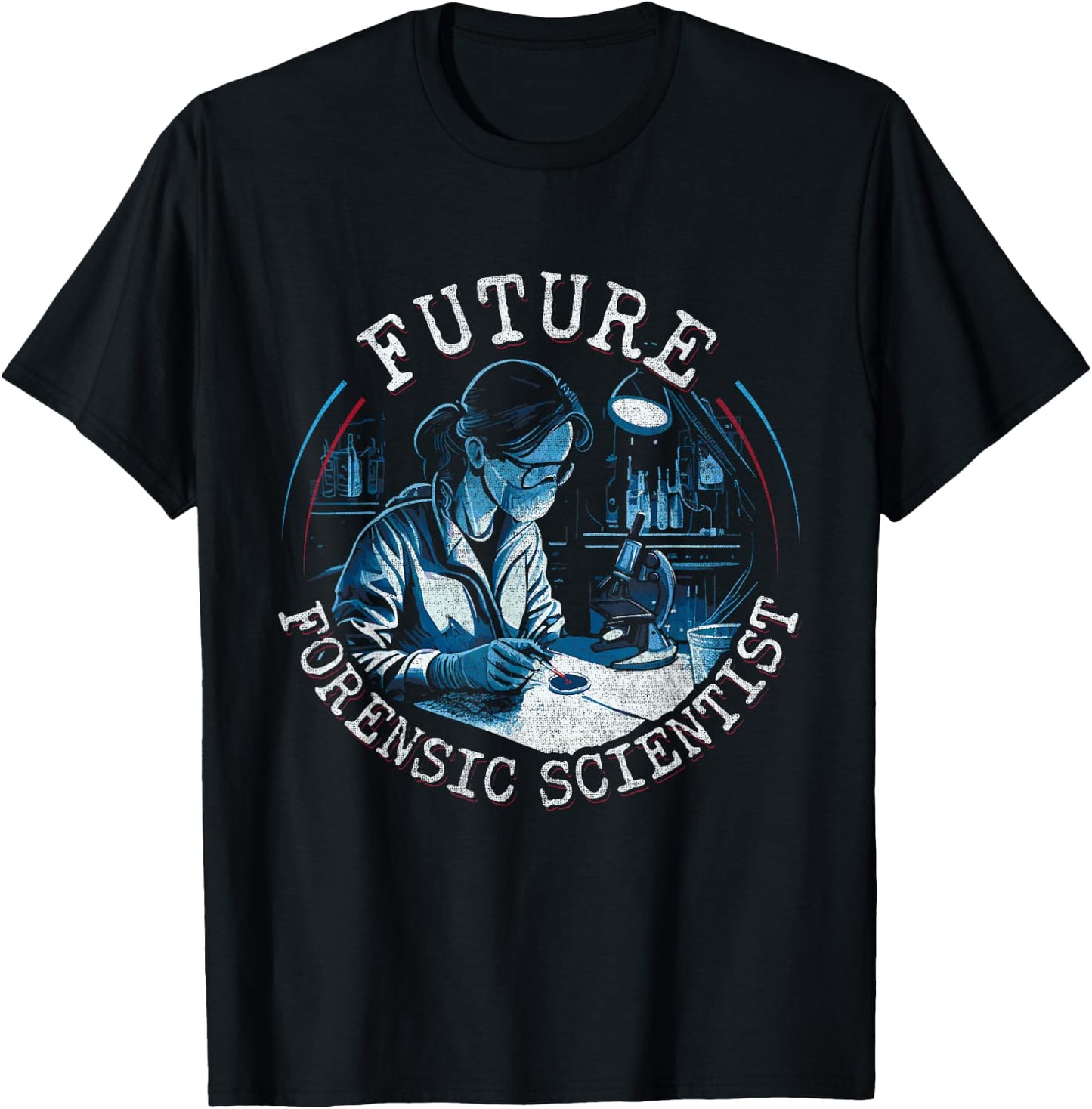 Future Forensic Scientist T-Shirt - T-Shirt | Black