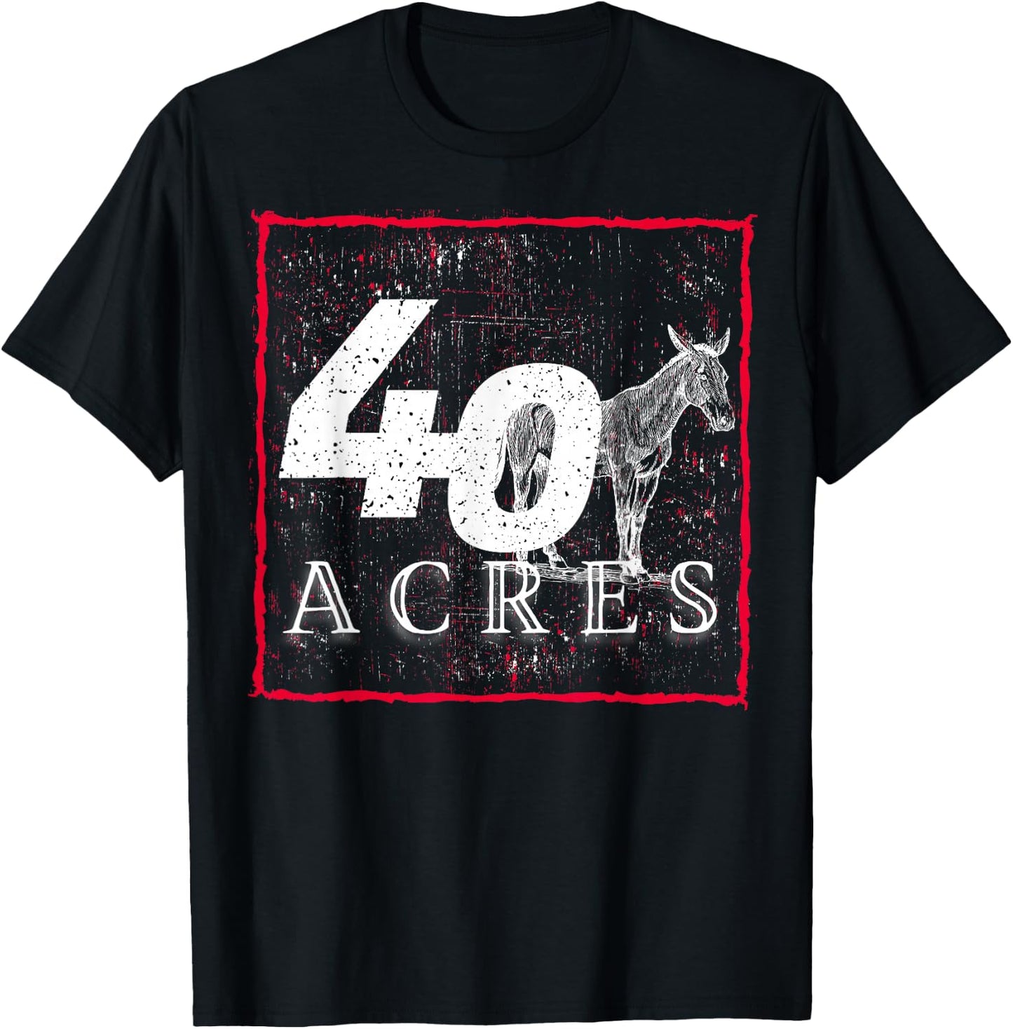 40 Acres And A Mule-Black History T-Shirt - T-Shirt | Black