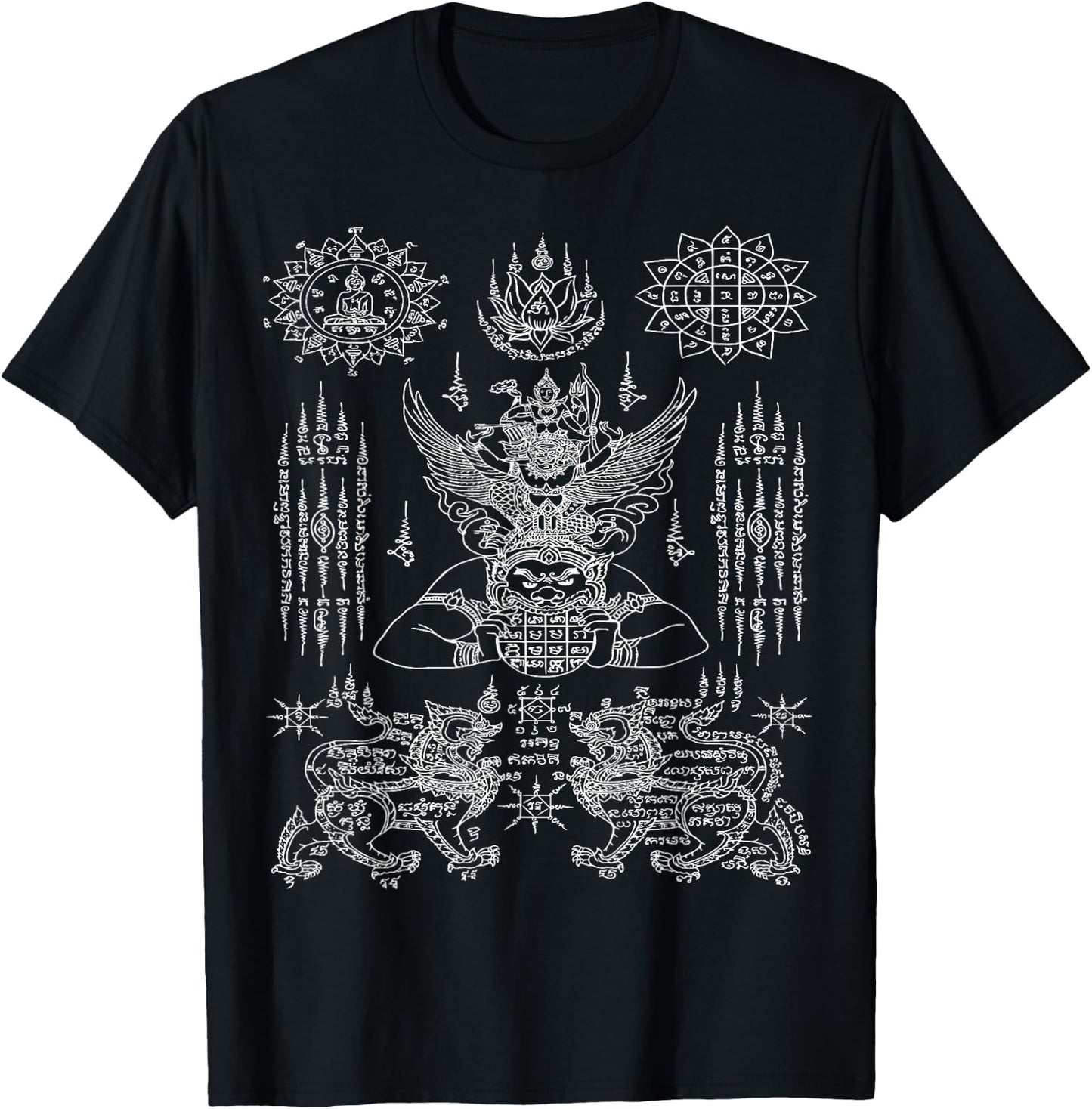 Thailand tattoo magical sak yant thai tattoos Thailand gift T-Shirt - T-Shirt | Black