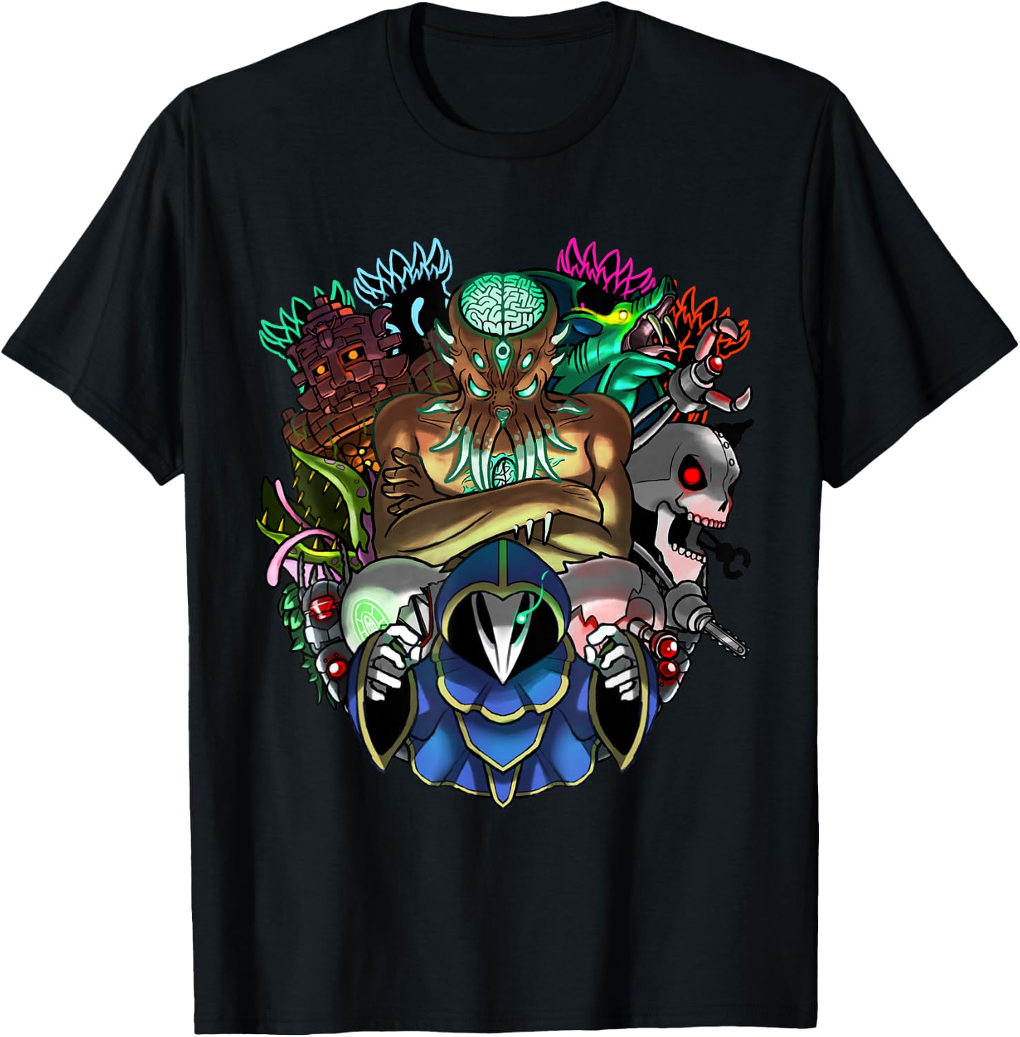 Terraria Boss Rush: Hardmode Edition T-Shirt - T-Shirt | Black