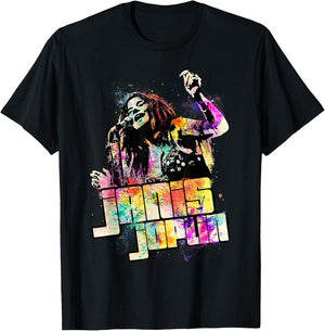 Janis Joplin Colors of Janis T-Shirt - T-Shirt | Black