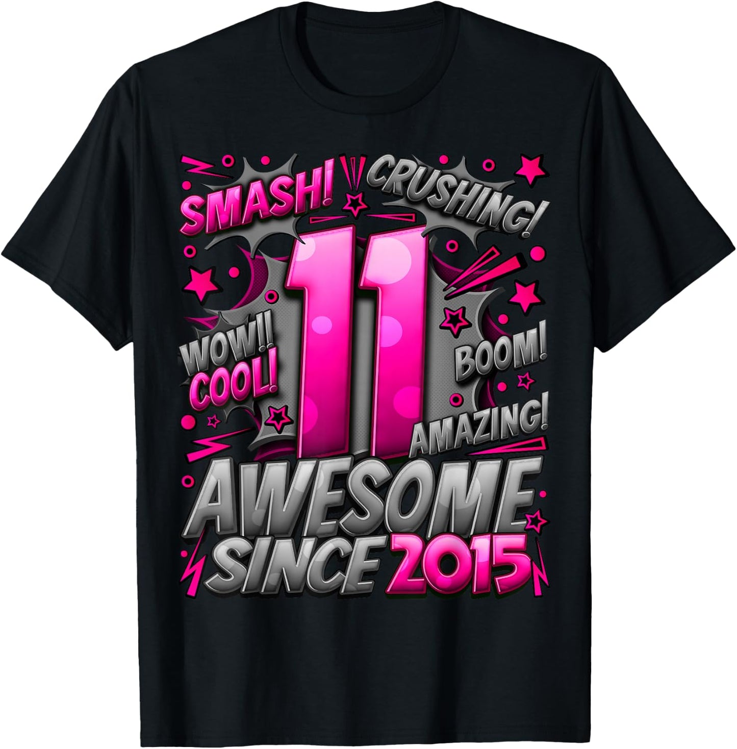 11 Year Old Gifts for Boys 11th Birthday Boy 11 Year Old Boy T-Shirt - T-Shirt | Black