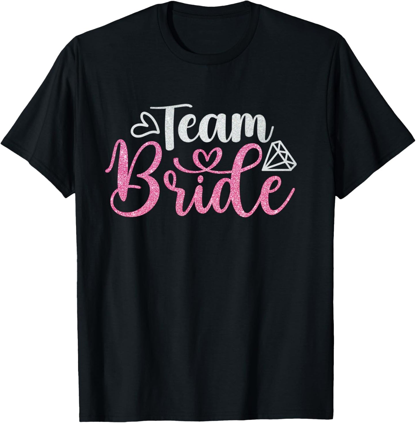 Team Bride Bachelorette party Tribe Bridesmaid T-Shirt - T-Shirt | Black