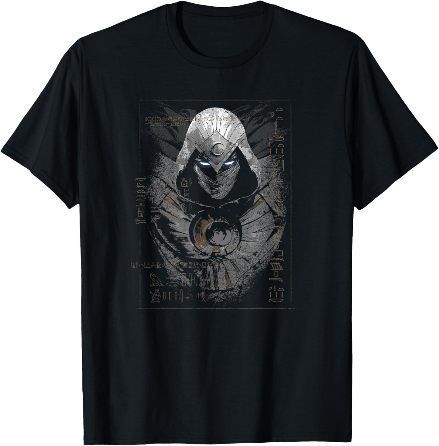 Marvel Moon Knight Ancient Glyphs Small T-Shirt - T-Shirt | Black