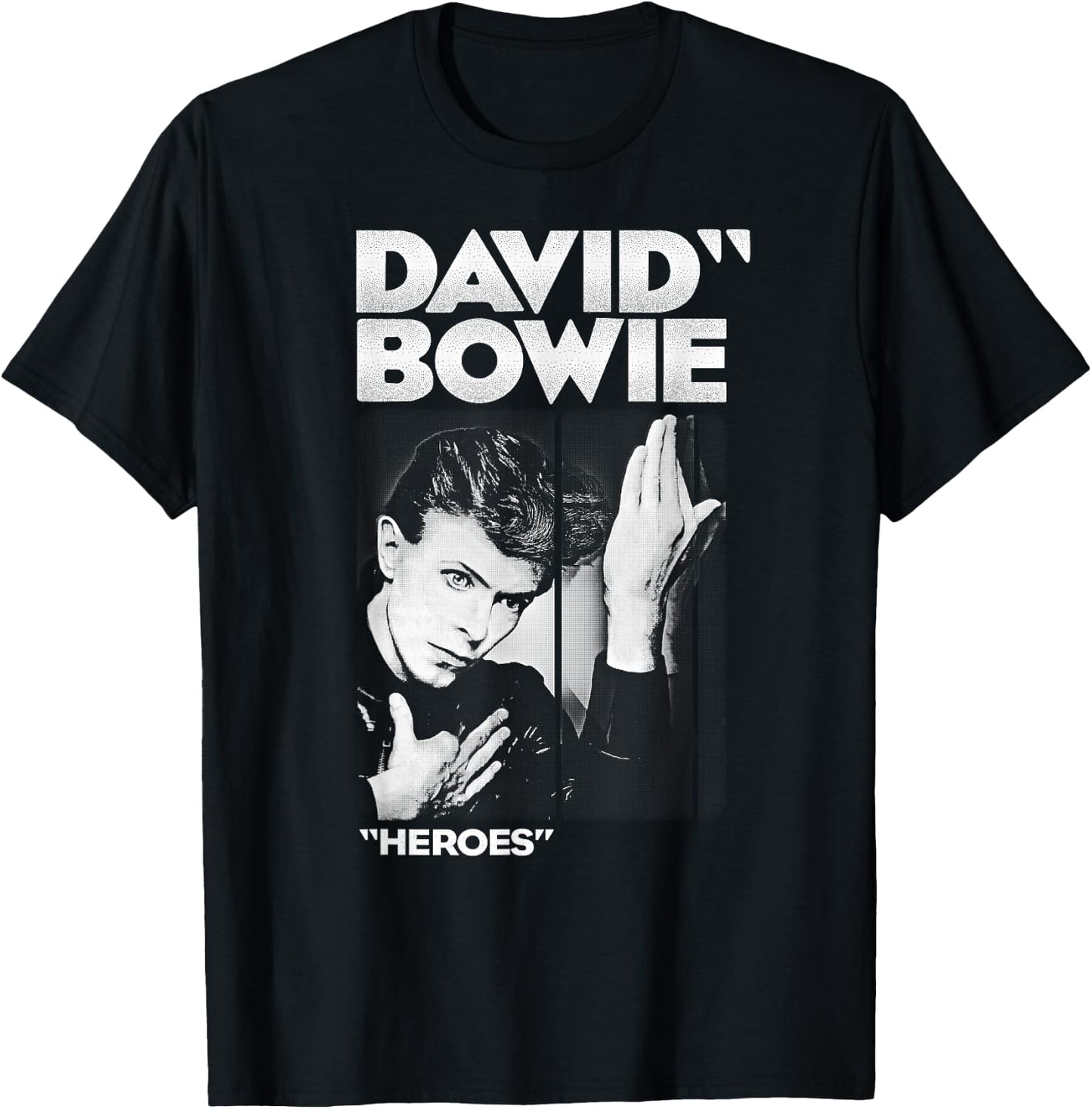 David Bowie - Bold Heroes T-Shirt - T-Shirt | Black