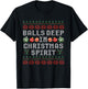 Balls Deep in The Christmas Spirit Matching Couples Ugly T-Shirt - T-Shirt | Black