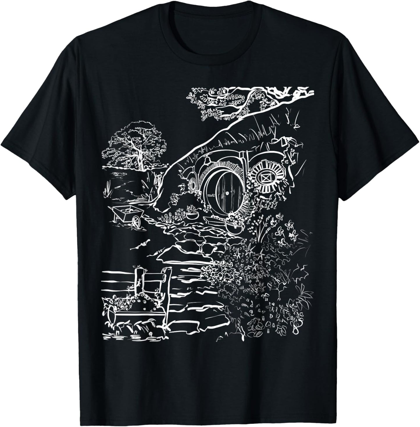 Underground Home in New Zealand Small T-Shirt - T-Shirt | Black