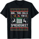 Oh This Calls for a Spreadsheet Office Christmas Sweater T-Shirt - T-Shirt | Black