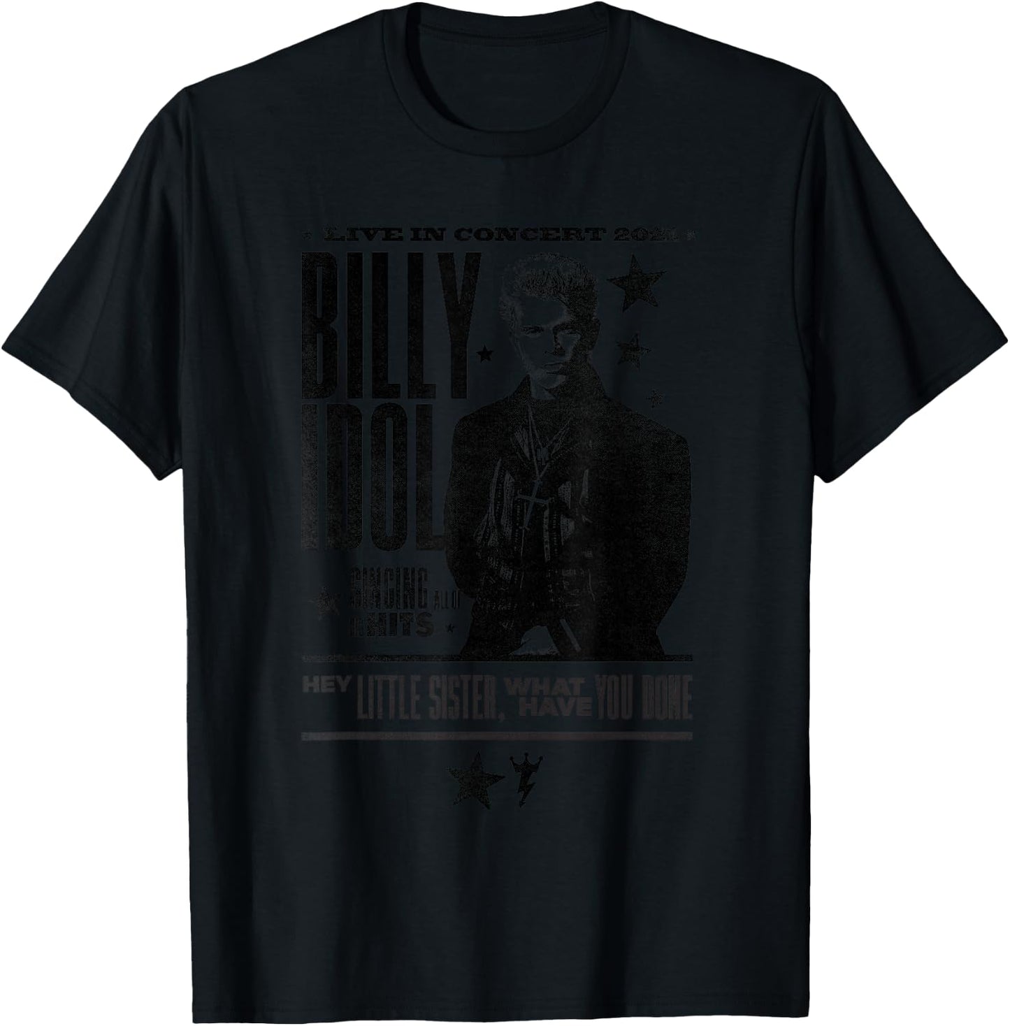 Billy Idol - Live in Concert Small T-Shirt - T-Shirt | Black