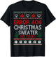 Ugly Sweater Not Found Error 404 Computer Funny Christmas T-Shirt - T-Shirt | Black