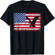 American Flag Eagle USA T Shirt T-Shirt - T-Shirt | Black