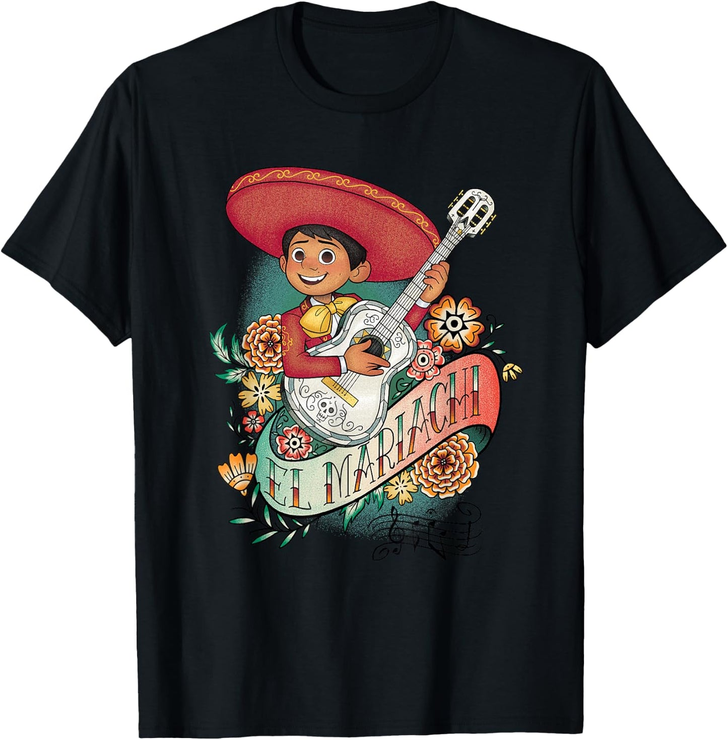 Disney and Pixar’s Coco Miguel El Mariachi T-Shirt - T-Shirt | Black