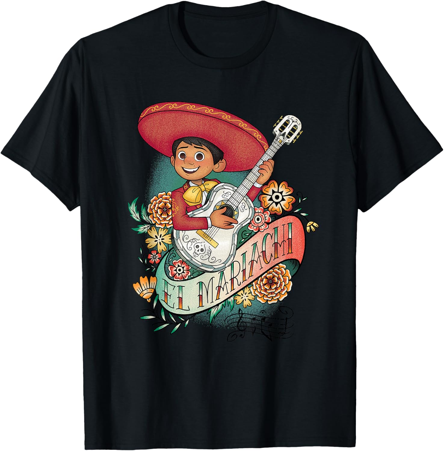 Disney and Pixar’s Coco Miguel El Mariachi T-Shirt - T-Shirt | Black