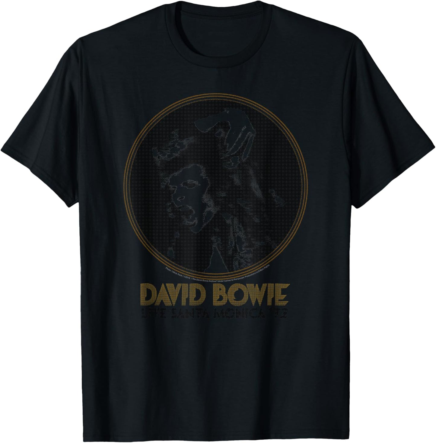 David Bowie - Live Santa Monica '72 T-Shirt - T-Shirt | Black