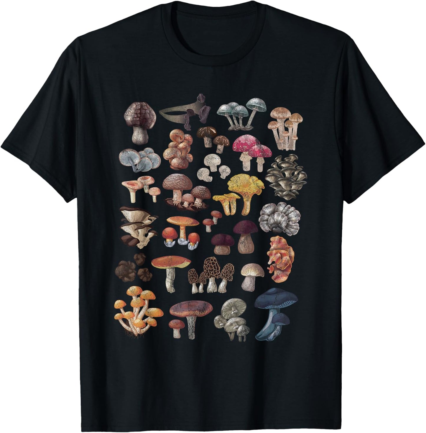 Mushroom Season Mycology Fungi Foraging Mushroom Lover T-Shirt - T-Shirt | Black
