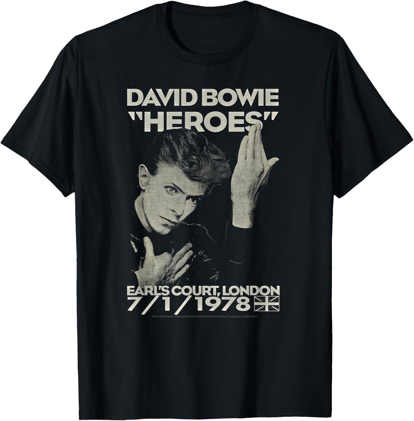 David Bowie - Earl's Court T-Shirt - T-Shirt | Black