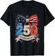 American Flag Bow 250th Anniversary Patriotic Women Pride T-Shirt - T-Shirt | Black