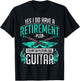 Guitar - Retired Guitarist T-Shirt - T-Shirt | Black