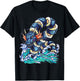 Sushi Dragon Sushi Lover Sushi Restaurant Japanese Art T-Shirt - T-Shirt | Black