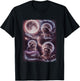 Funny Raccoons Astronaut Space Cosmos Moon Raccoon T-Shirt - T-Shirt | Black