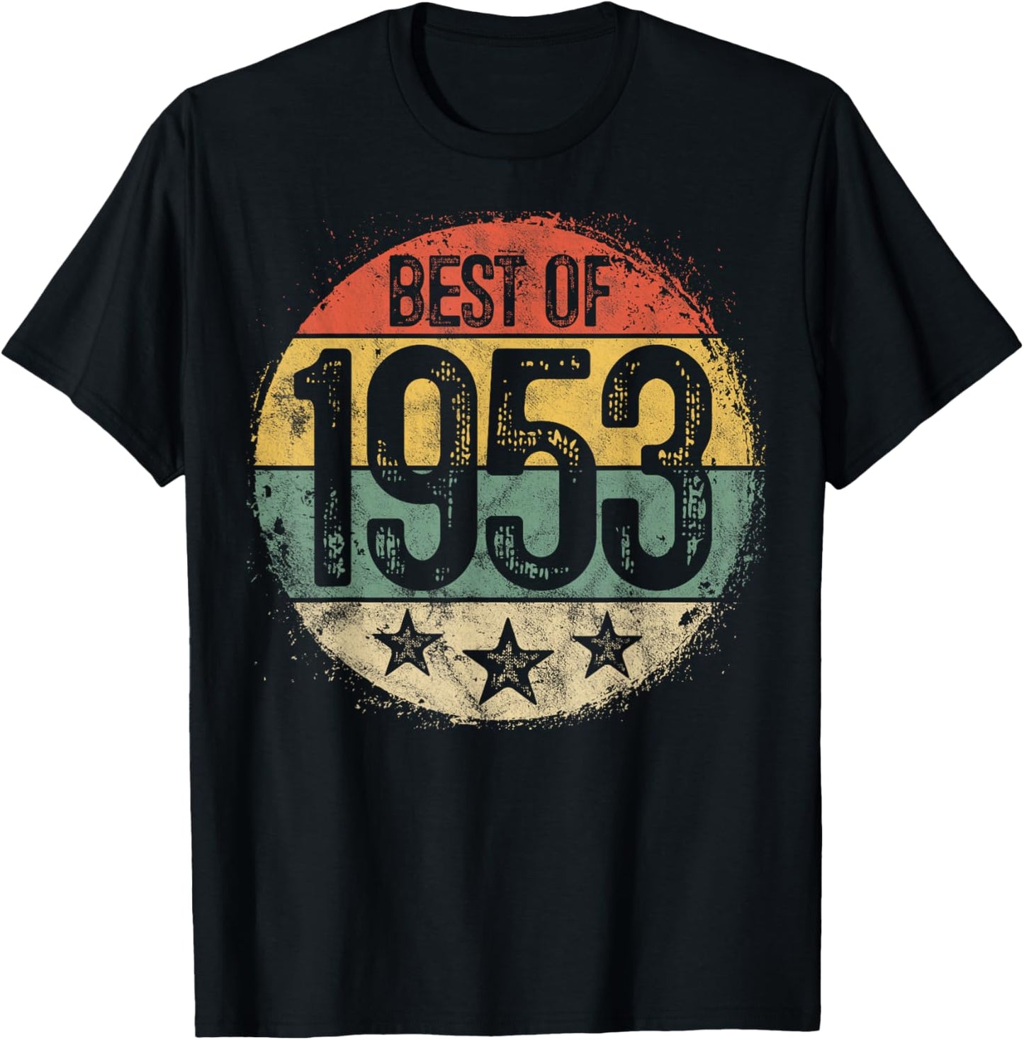 Best Of 1953 72nd Birthday Gifts Women 72 Year Old T-Shirt - T-Shirt | Black