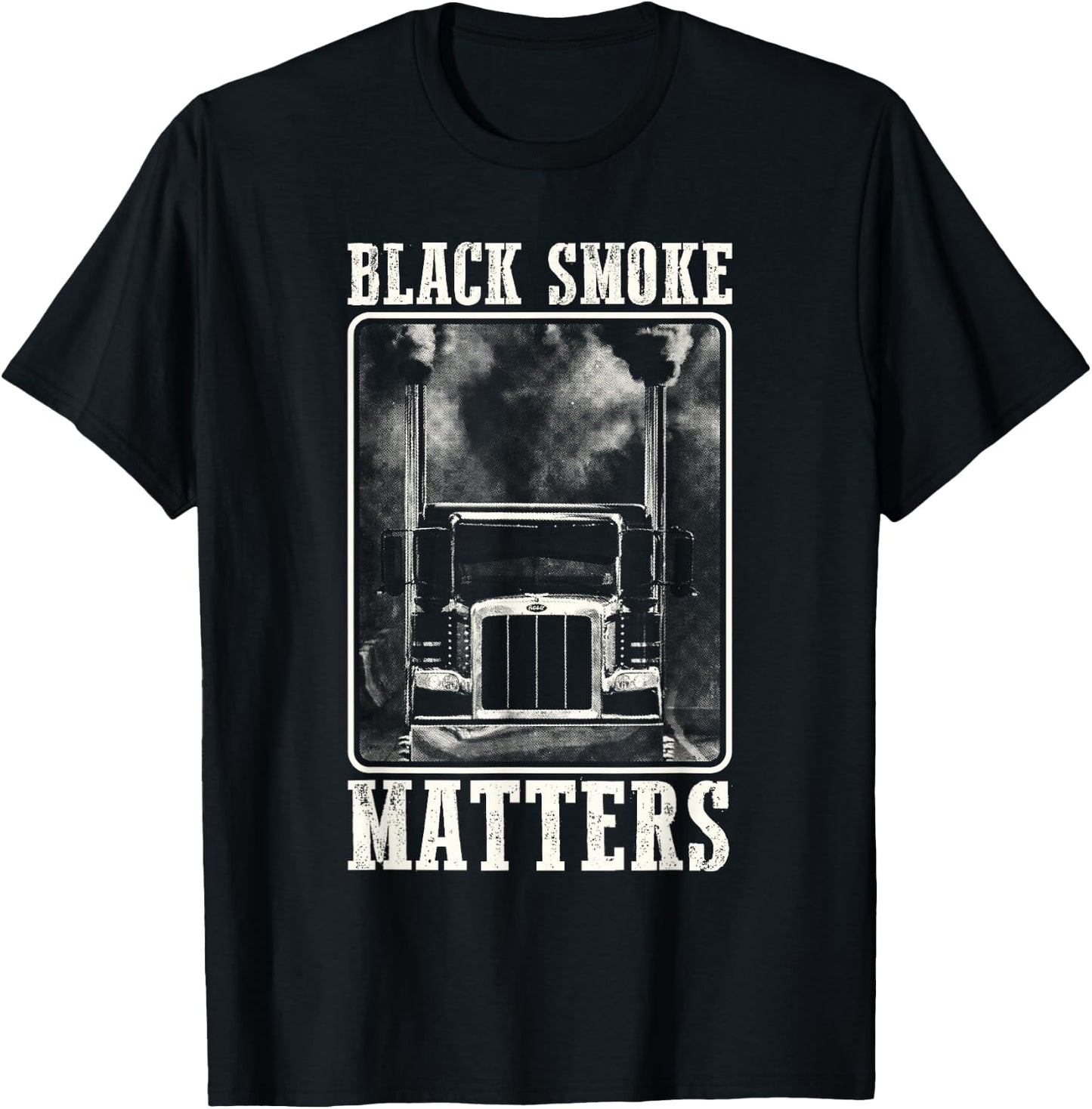 Super Trucker Big Rig Semi-Trailer Truck Driver T-Shirt - T-Shirt | Black