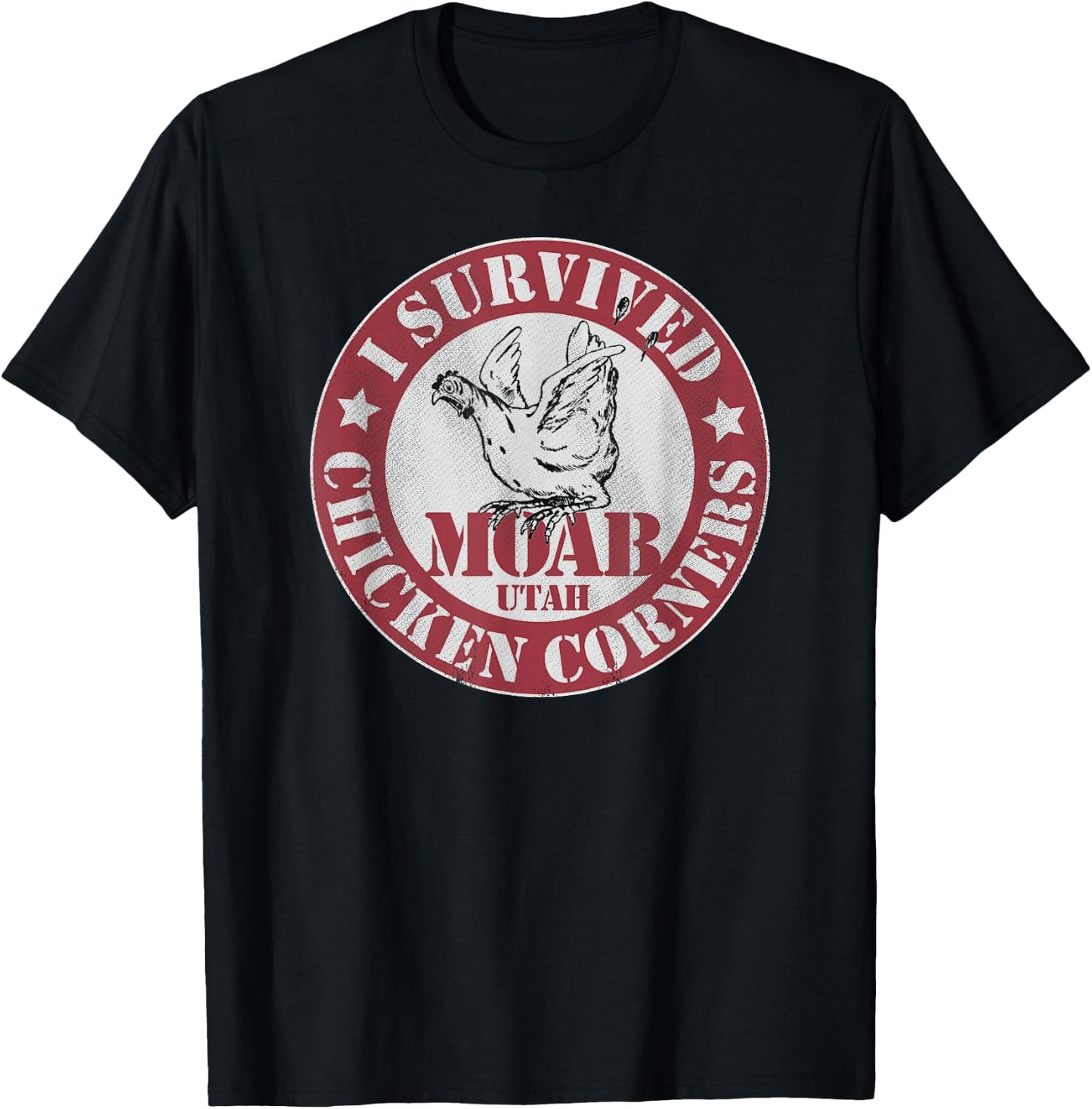 Chicken Corners Moab Utah Survivor OHV ATV Off Highway Trail T-Shirt - T-Shirt | Black