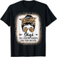 Gigi Like A Normal Grandma Only More Awesome Messy Bun Women T-Shirt - T-Shirt | Black