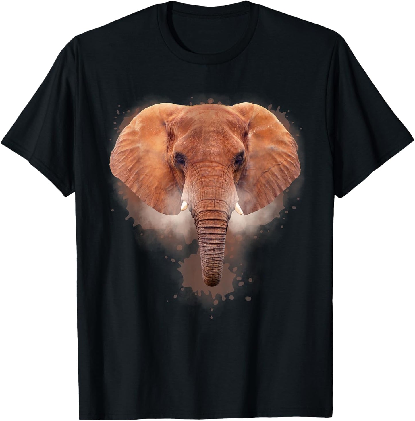 Elephant illustration T-Shirt - T-Shirt | Black