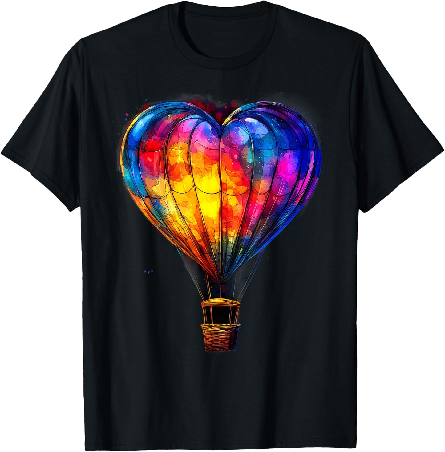 Hot Air Balloon Ride Festival Hot Air Ballooning T-Shirt - T-Shirt | Black