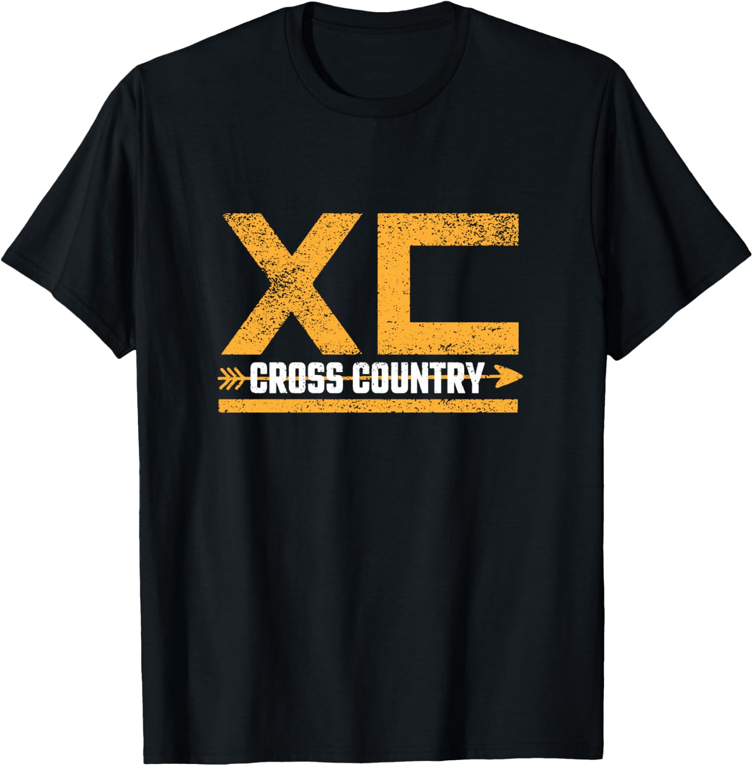Cross Country Running T-Shirt - T-Shirt | Black