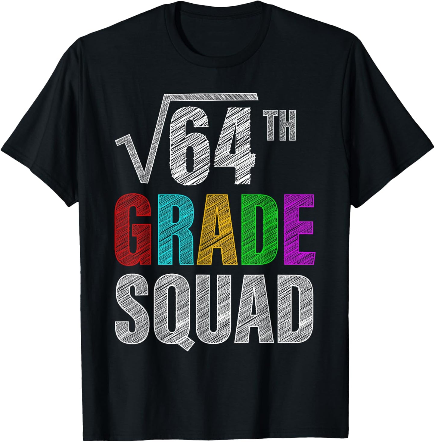 8th Grade Squad | Math Teachers Students Back To School Women Kids T-Shirt - T-Shirt | Black