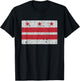 Vintage Washington DC Retro District Columbia Flag Men Women T-Shirt - T-Shirt | Black