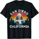 Funny San Diego Panda California Souvenir Gift San Diego Retro Panda Zoo California Vintage Black T-Shirt - T-Shirt | Black