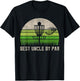 Vintage Disc Golf Shirt, Fathers Day Uncle Apparel, Frisbee T-Shirt - T-Shirt | Black