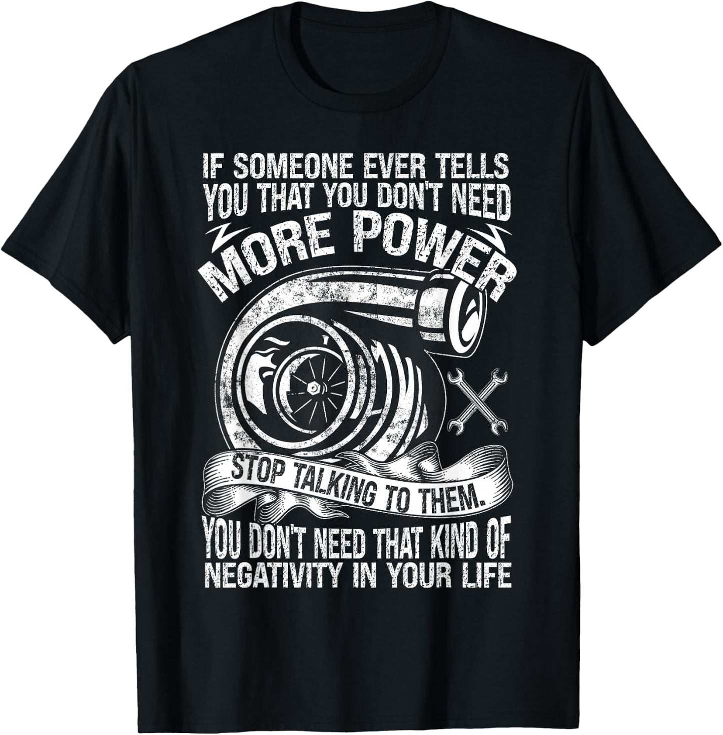 Mechanic Car Guy More Car Power T-Shirt - T-Shirt | Black