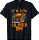 Get In Losers We're Saving Halloween Town Skeleton T-Shirt - T-Shirt | Black