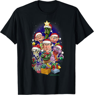 Jeff Dunham 2021 Holiday T-Shirt - T-Shirt | Black