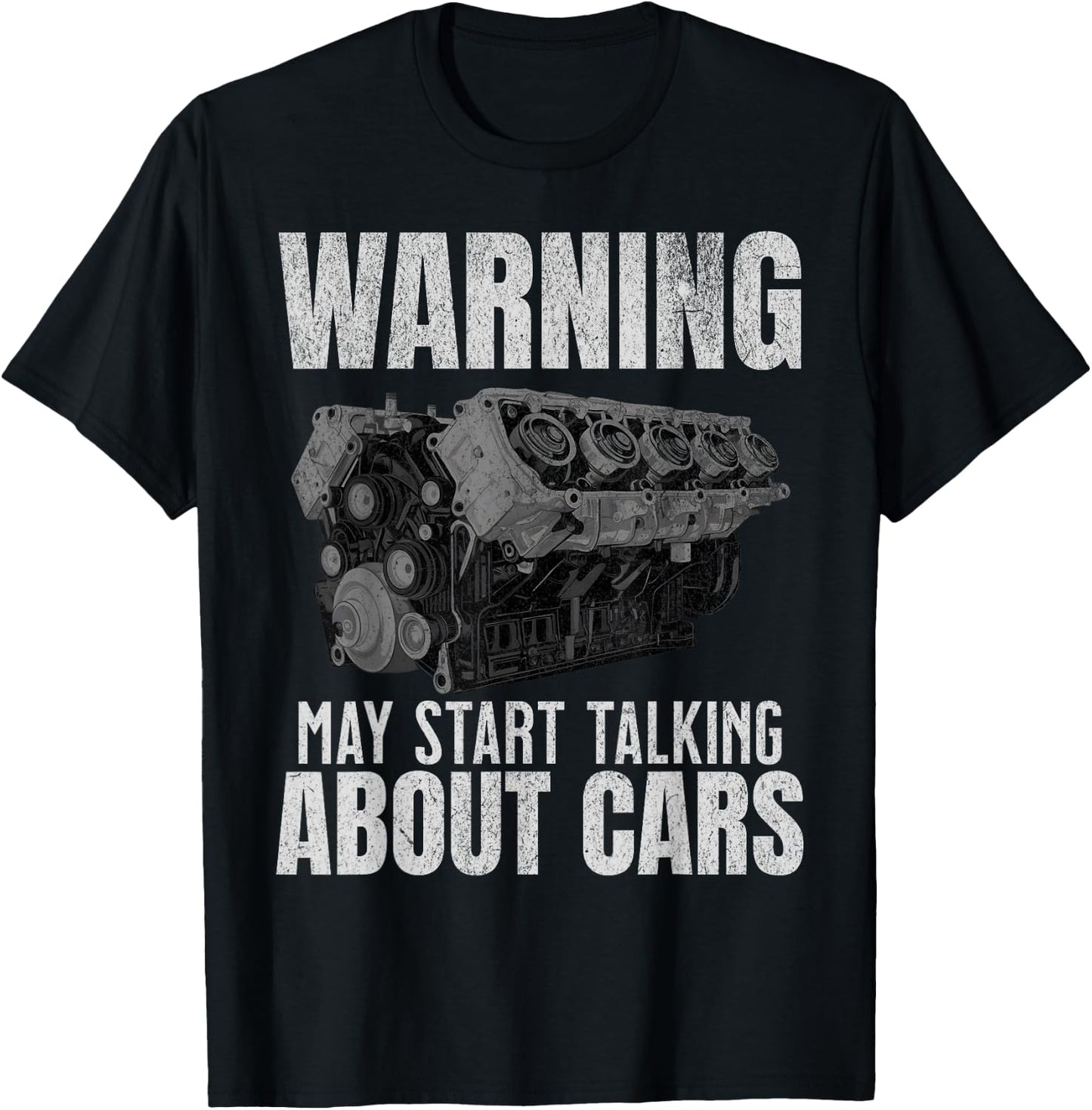 Funny Mechanic Engine Block Car Auto Repair Garage T-Shirt - T-Shirt | Black