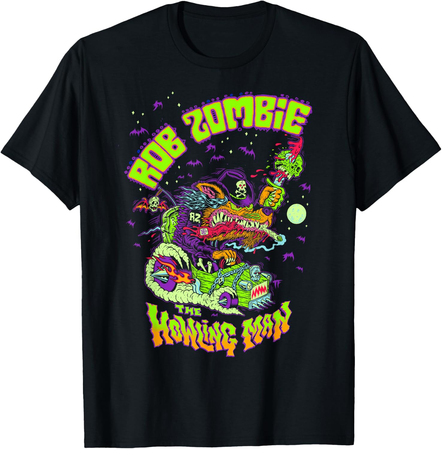 Rob Zombie – Big Howling T-Shirt - T-Shirt | Black
